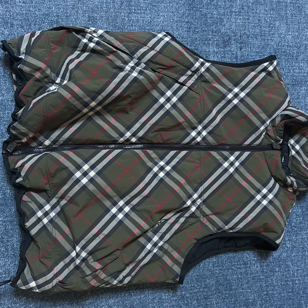 Burberry Checkered Puffer Vest
